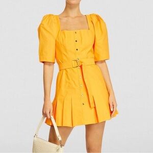 Acler Casper Pleated Mini Dress